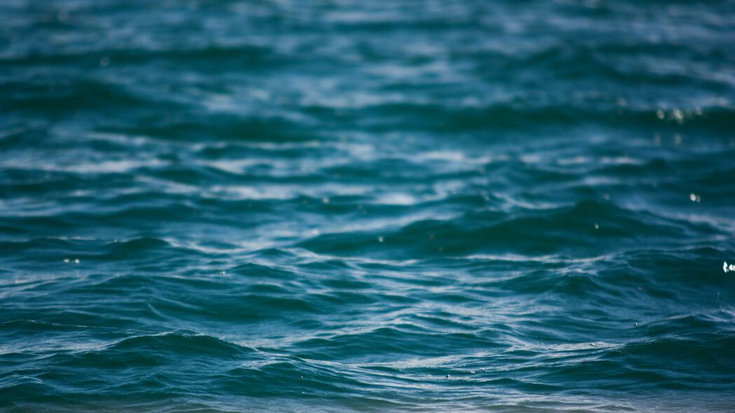 海 水 波浪 蓝色 自然 4k壁纸 3840x2160