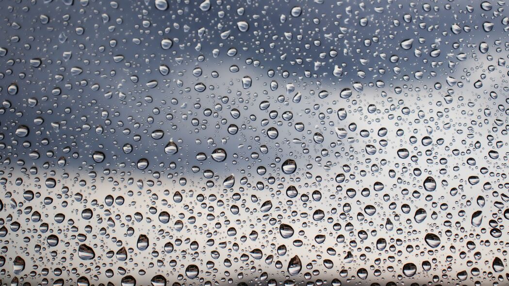 滴 水 雨 玻璃 宏观 4k壁纸 3840x2160