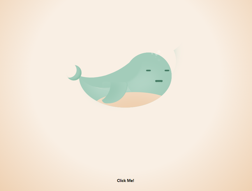 鼠标点击动画html，鲸鱼卡通动图素材