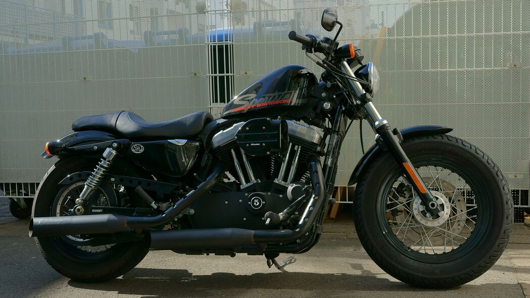哈雷戴维森 自行车 摩托车 摩托车 黑色 4k壁纸 3840x2160