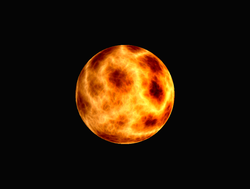 webgl绘制球体，太阳旋转动态图片素材