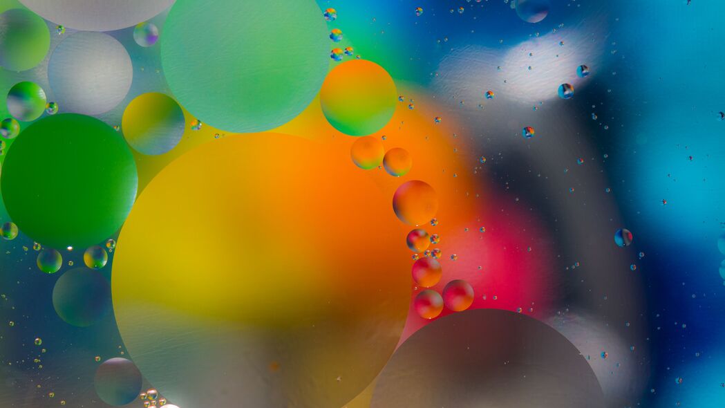 气泡 圆圈 液体 抽象 4k壁纸 3840x2160