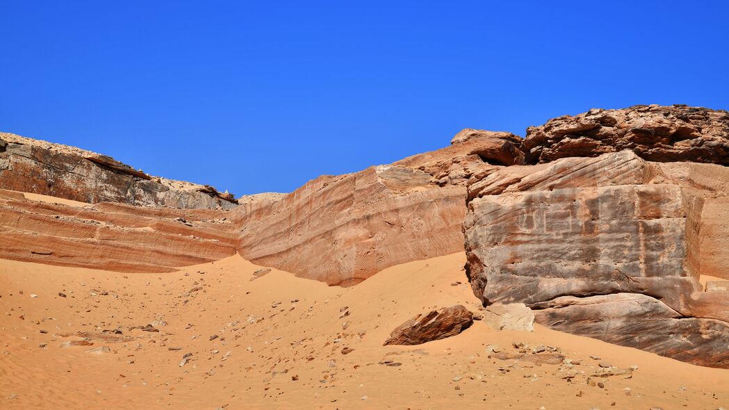 岩石 浮雕 沙子 自然 4k壁纸 3840x2160