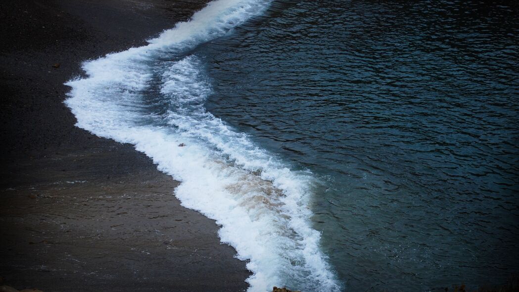 海岸 大海 波浪 沙子 自然 4k壁纸 3840x2160