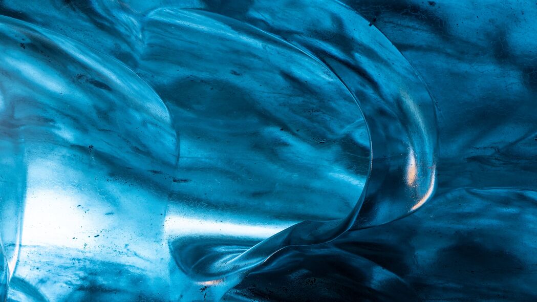 洞穴 冰 自然 蓝色 4k壁纸 3840x2160