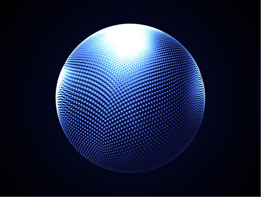 粒子球特效设计，动态球体图片素材