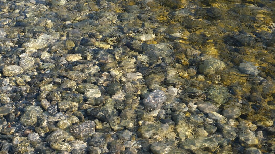 海 水 石头 鹅卵石 水下 自然 4k壁纸 3840x2160