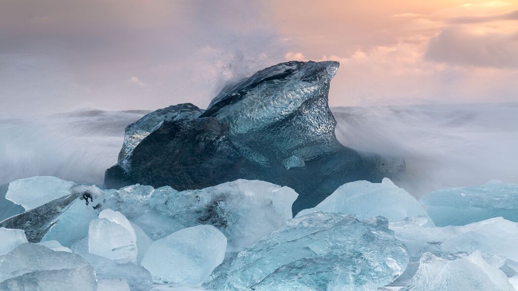 冰 海 自然 4k壁纸 3840x2160