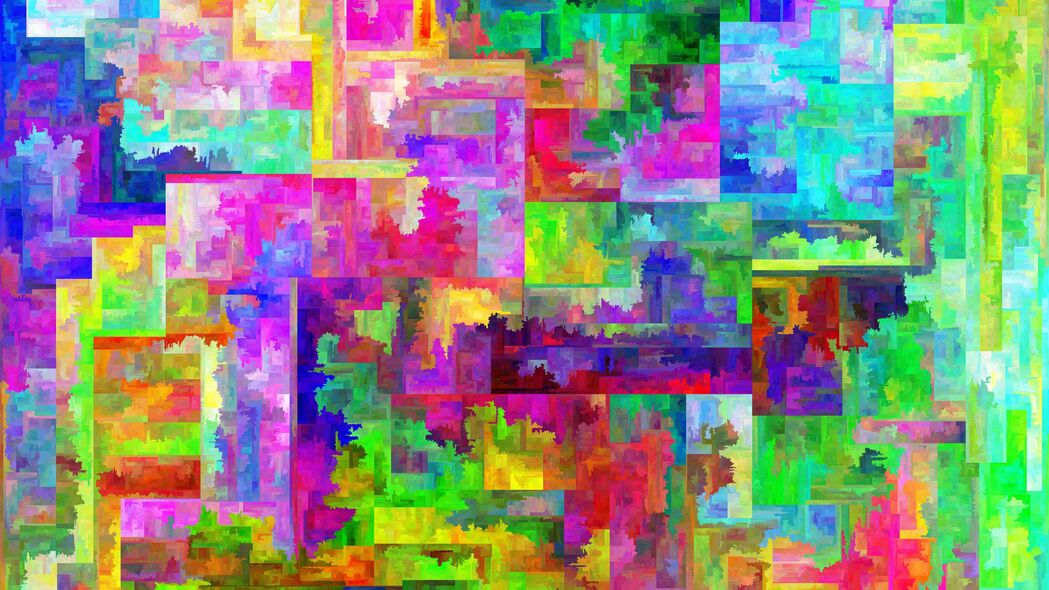 方块 斑点 彩色 抽象 4k壁纸 3840x2160