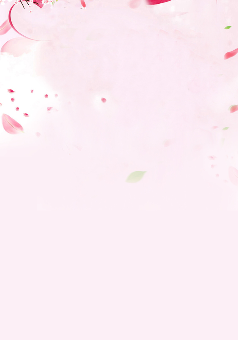 妇女节粉色花瓣海报背景素材