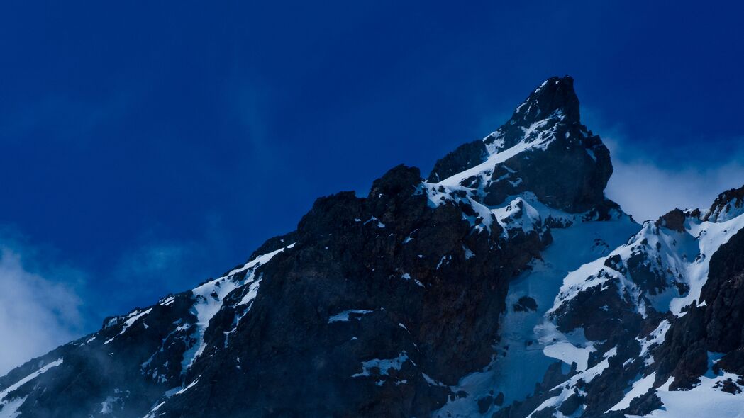 山 峰 雪 冬天 自然 4k壁纸 3840x2160