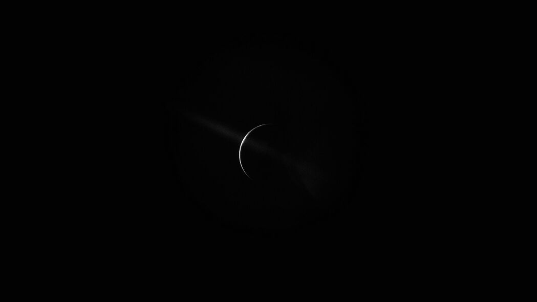 月亮 天空 夜晚 黑色 太空 4k壁纸 3840x2160