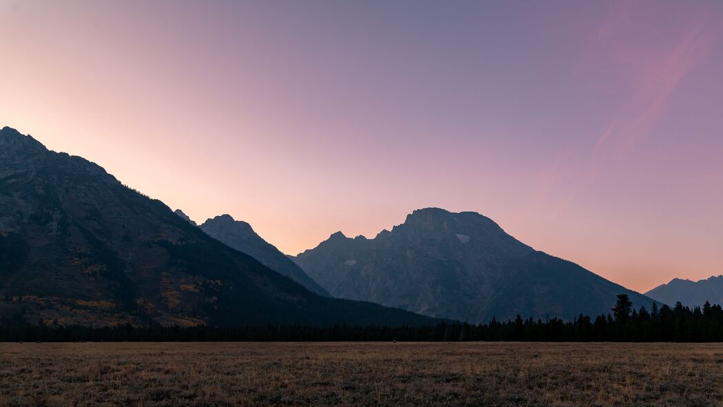 绝美山脉浮雕黄昏风景，超清4K壁纸，3840x2160高清大图，一键下载！