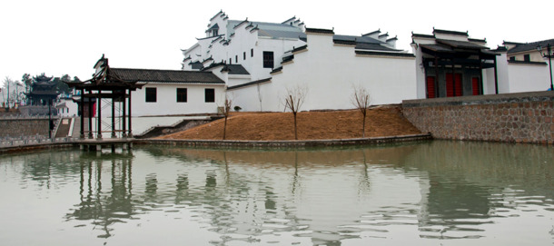 徽派民居PNG透明图，高清风景摄影，设计素材下载