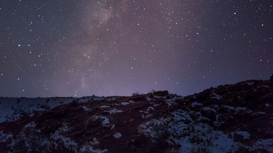 银河 星星 天空 夜晚 风景 深色 4k壁纸 3840x2160