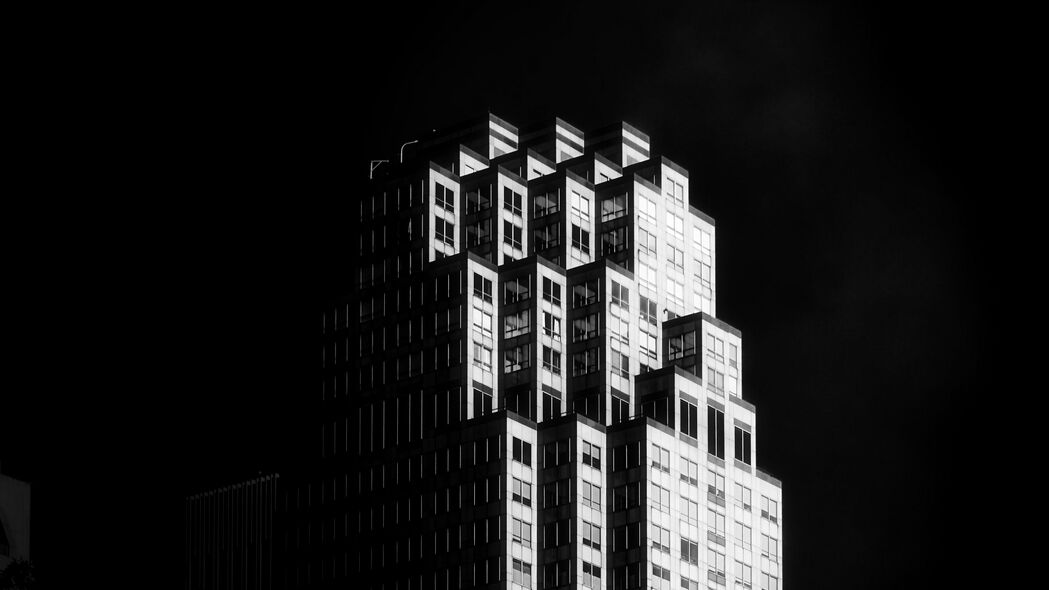 建筑 建筑 黑白 黑色 4k壁纸 3840x2160