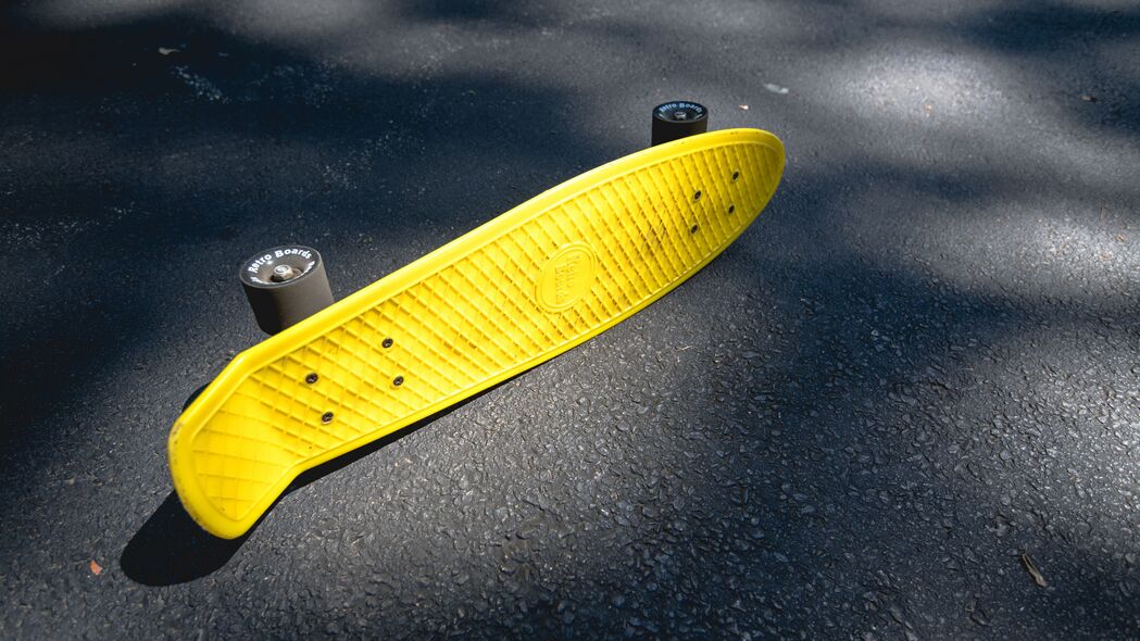 长板 滑板 滑板 黄色 4k壁纸 3840x2160