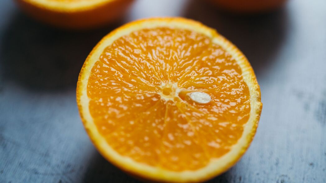 橙色 切片 水果 柑橘 新鲜 4k壁纸 3840x2160