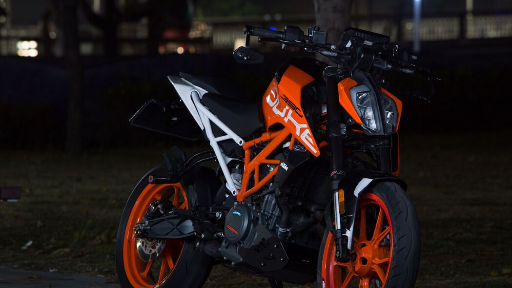  ktm 摩托车 自行车 橙色 摩托车 4k壁纸 3840x2160
