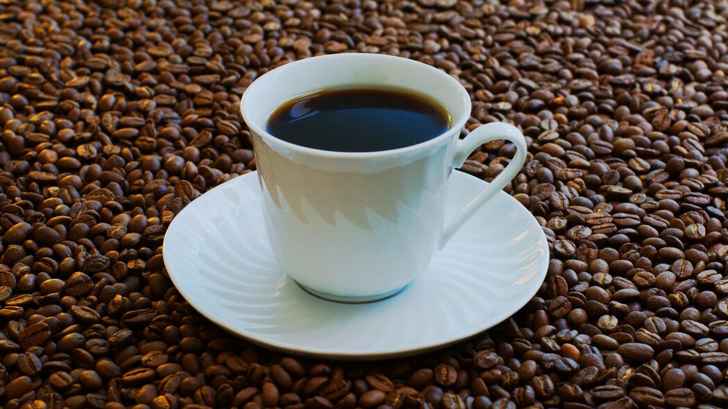 咖啡 咖啡豆 饮料 杯子 4k壁纸 3840x2160