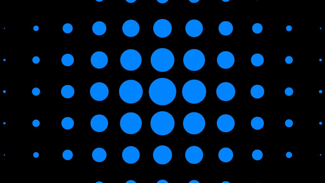 圆形 形状 蓝色 抽象 4k壁纸 3840x2160