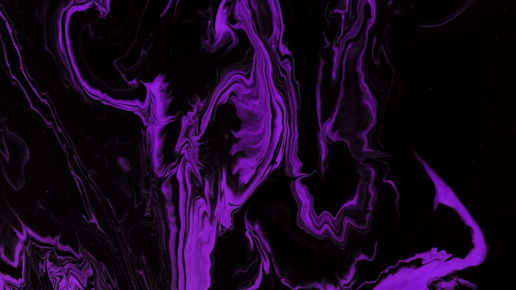 油漆 液体 污渍 紫色 抽象 4k壁纸 3840x2160
