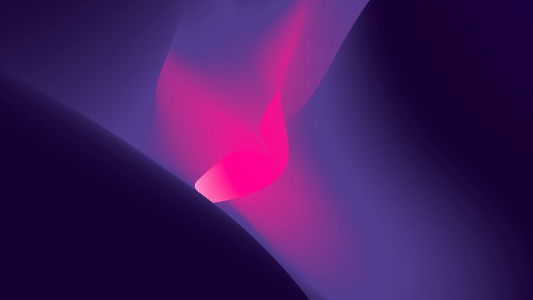 斑点 波浪 抽象 明亮 粉红色 紫色 4k壁纸 3840x2160