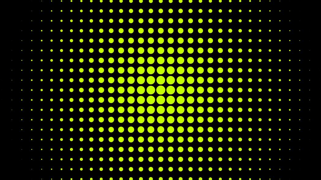 圆形 点 抽象 绿色 4k壁纸 3840x2160