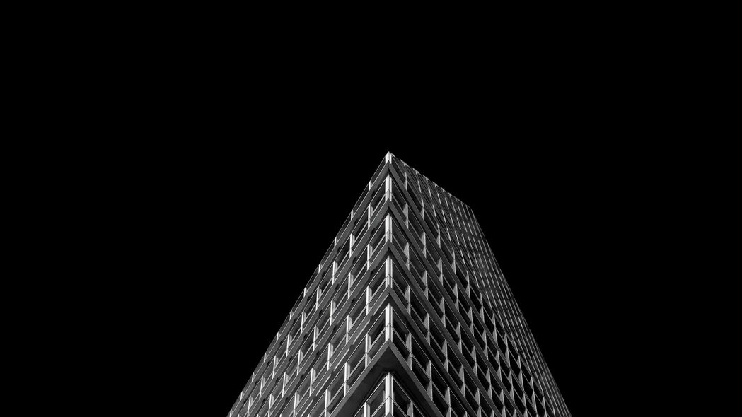 建筑 建筑 极简主义 黑白 黑色 4k壁纸 3840x2160