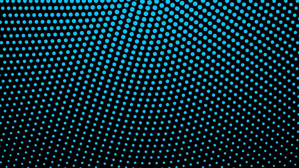 圆形 点 蓝色 抽象 4k壁纸 3840x2160