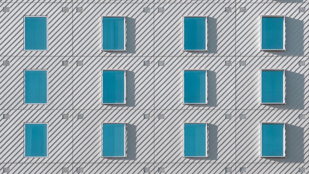 建筑 窗户 立面 建筑 极简主义 4k壁纸 3840x2160