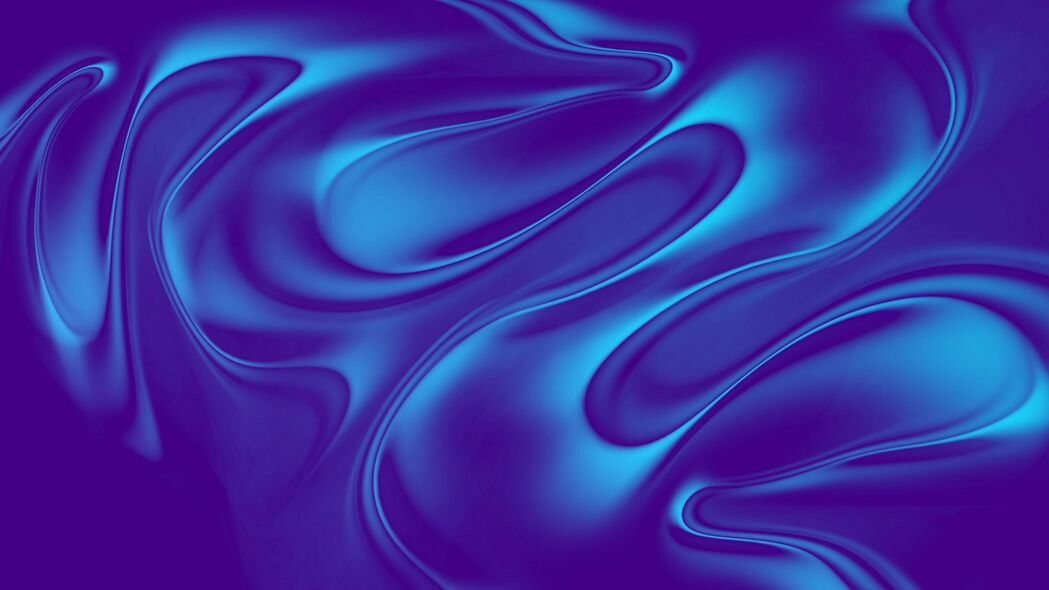 油漆 污渍 弯曲 抽象 蓝色 紫色 4k壁纸 3840x2160