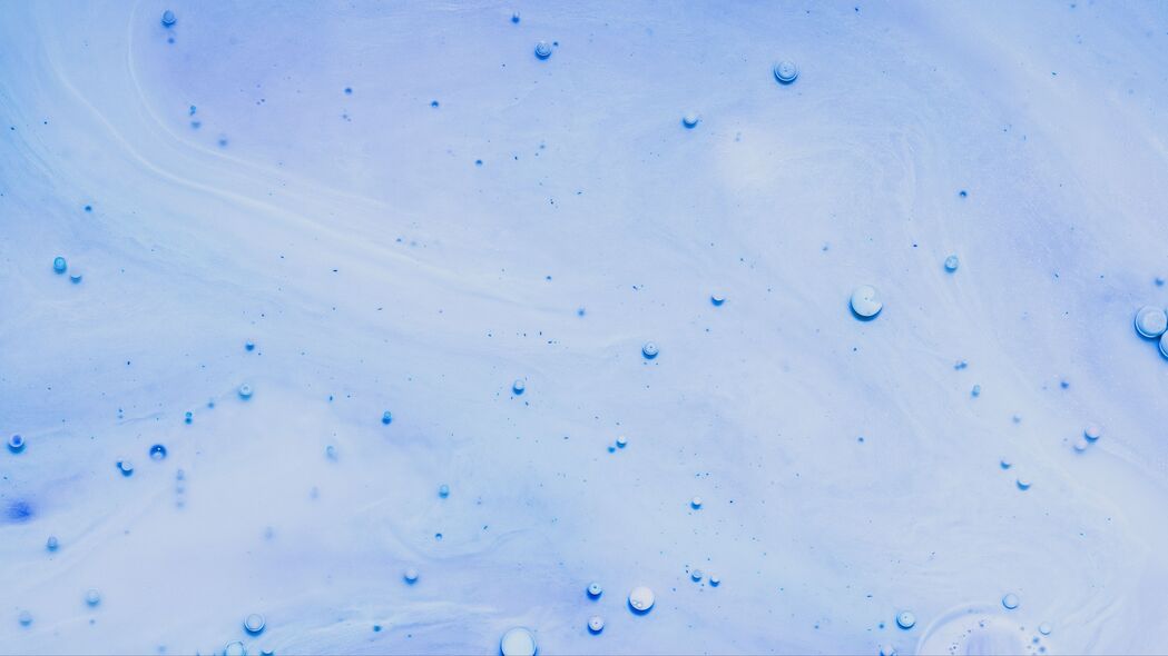 油漆 液体 气泡 蓝色 抽象 4k壁纸 3840x2160