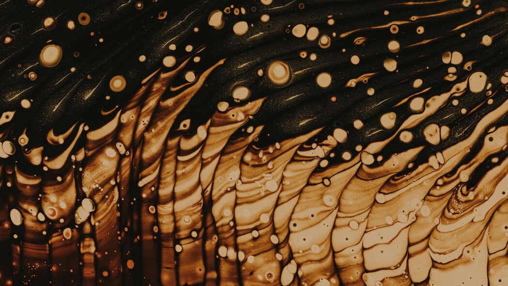 污渍 油漆 液体 棕色 抽象 宏观 4k壁纸 3840x2160