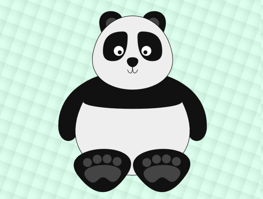 熊猫插画素材设计，熊猫卡通动图素材必备