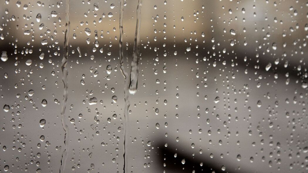玻璃 水滴 雨水 微距 潮湿 透明 4k壁纸 3840x2160