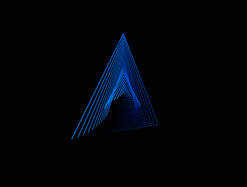 加载动画素材gif，蓝色css三角形实现