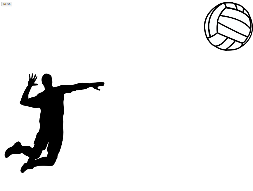 排球插画图片设计，排球运动动态图动画素材