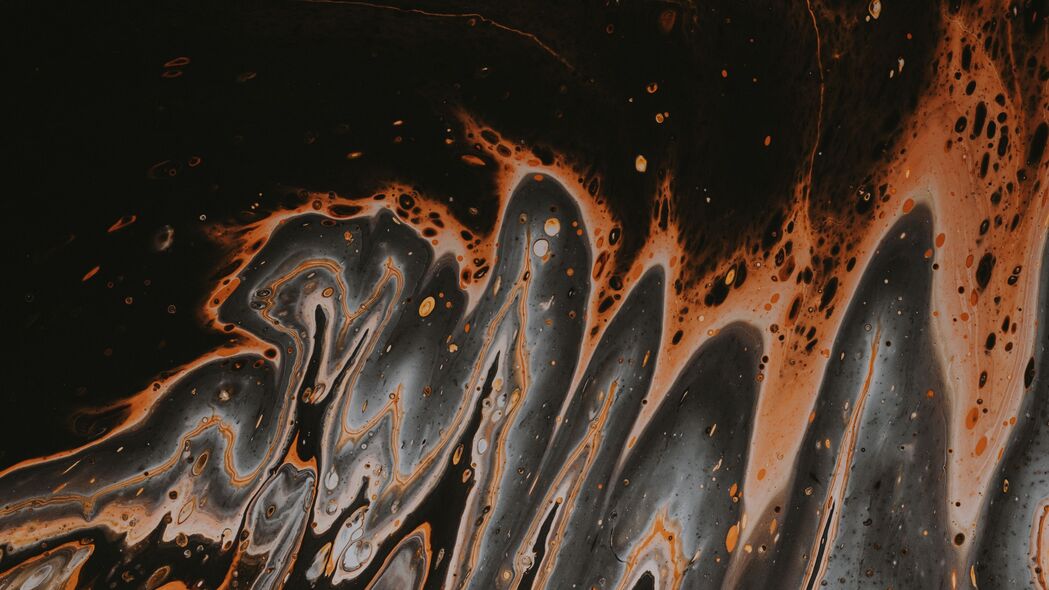 油漆 液体 斑点 污渍 抽象 棕色 4k壁纸 3840x2160
