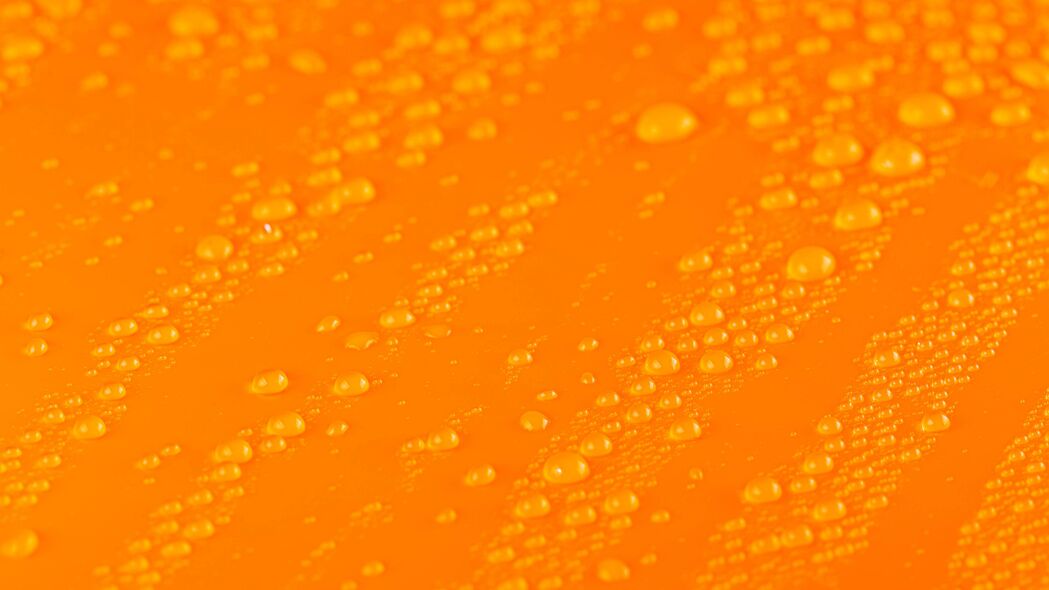 水 液体 滴 宏观 橙色 4k壁纸 3840x2160