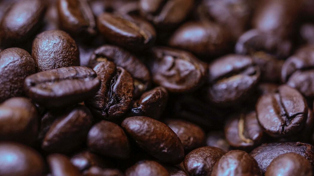 咖啡豆 咖啡豆 宏观 4k壁纸 3840x2160