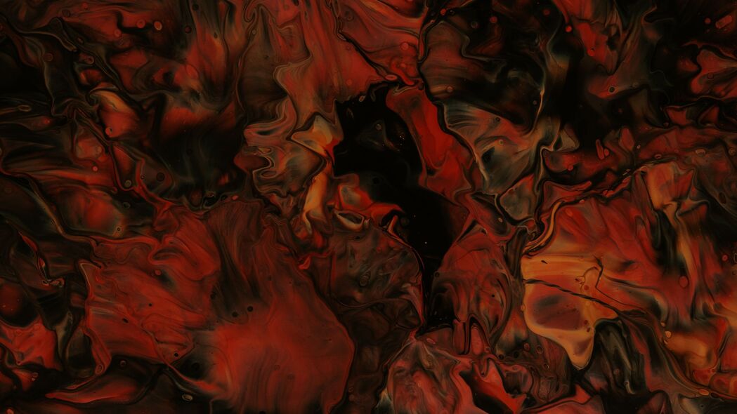油漆 液体 混合 污渍 抽象 红色 4k壁纸 3840x2160