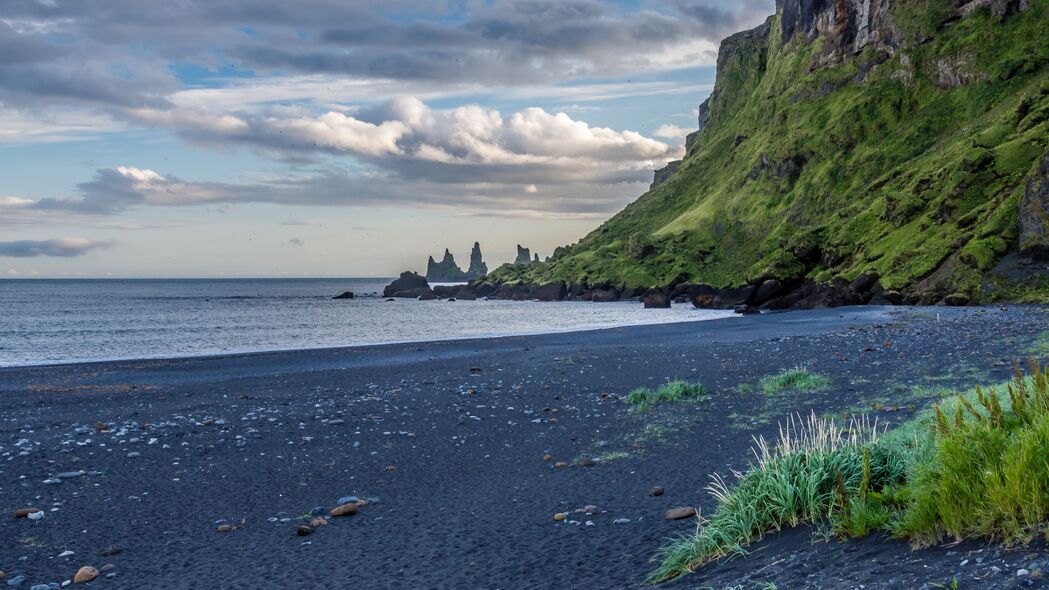 冰岛海滩风景