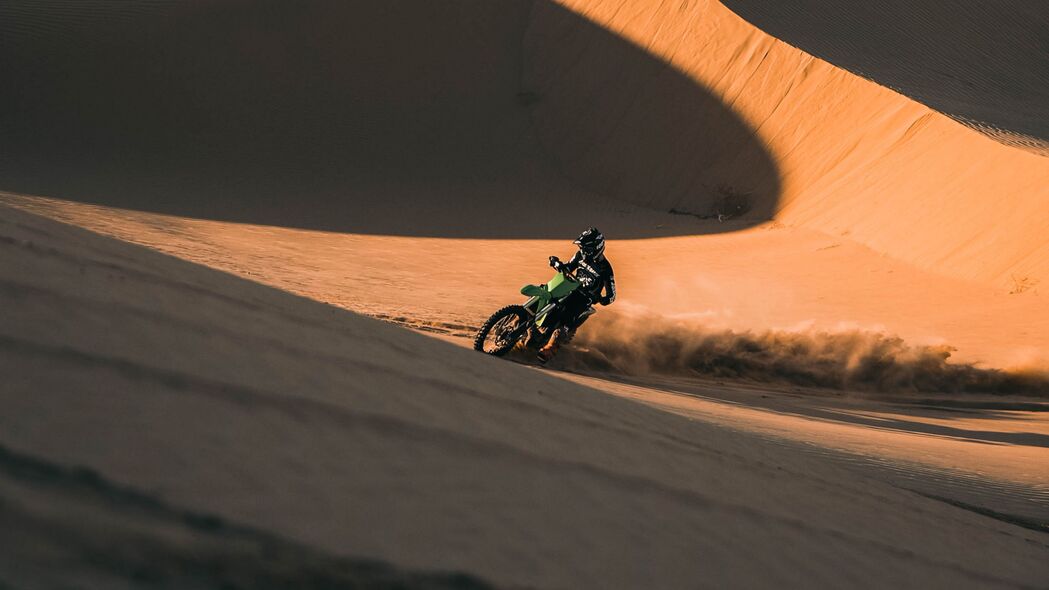  ktm 摩托车 摩托车手 拉力赛 沙漠 沙子 4k壁纸 3840x2160
