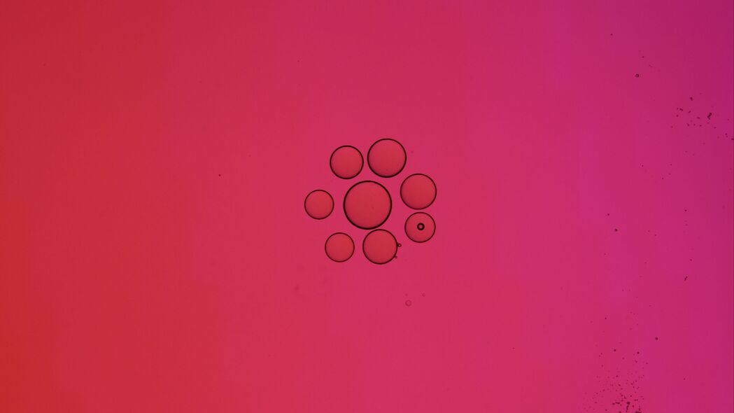 气泡 圆圈 液体 抽象 粉红色 4k壁纸 3840x2160