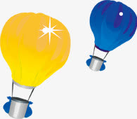 热气球卡通飞翔漂浮装饰