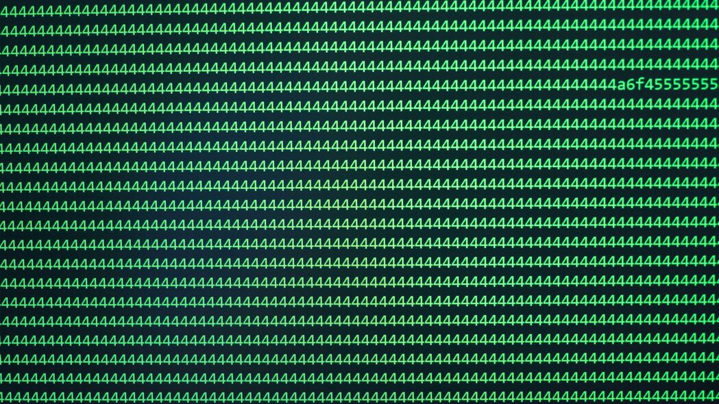 代码 矩阵 数字 字符串 绿色 4k壁纸 3840x2160