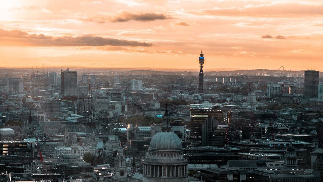 城市 鸟瞰图 建筑 建筑 概览 伦敦 大不列颠 4k壁纸 3840x2160