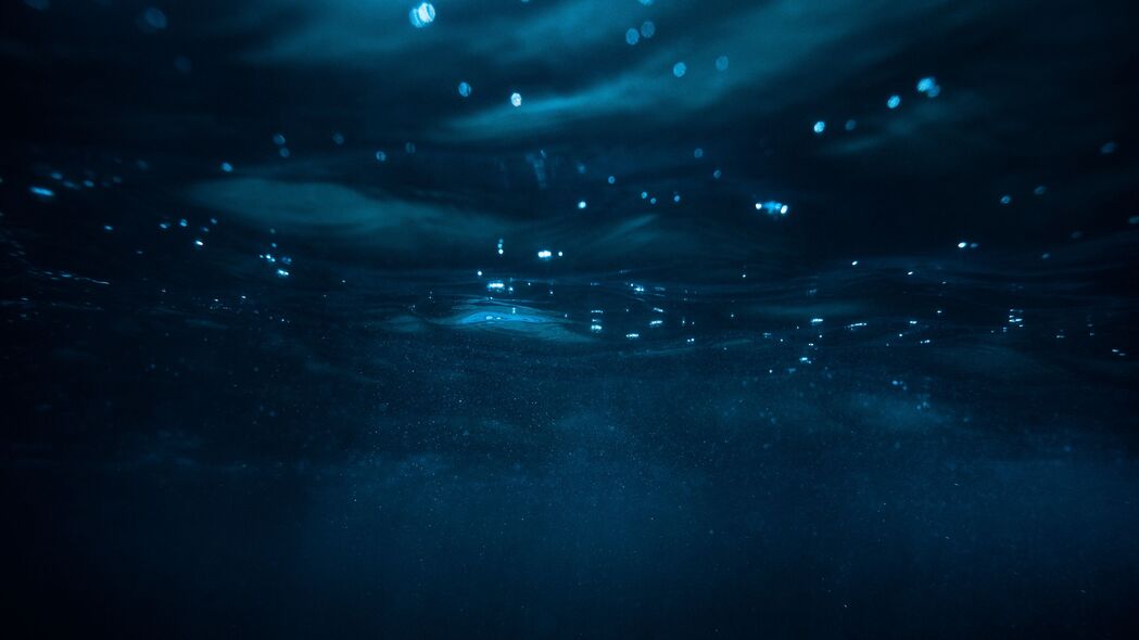 水下 水下 深度 蓝色 4k壁纸 3840x2160