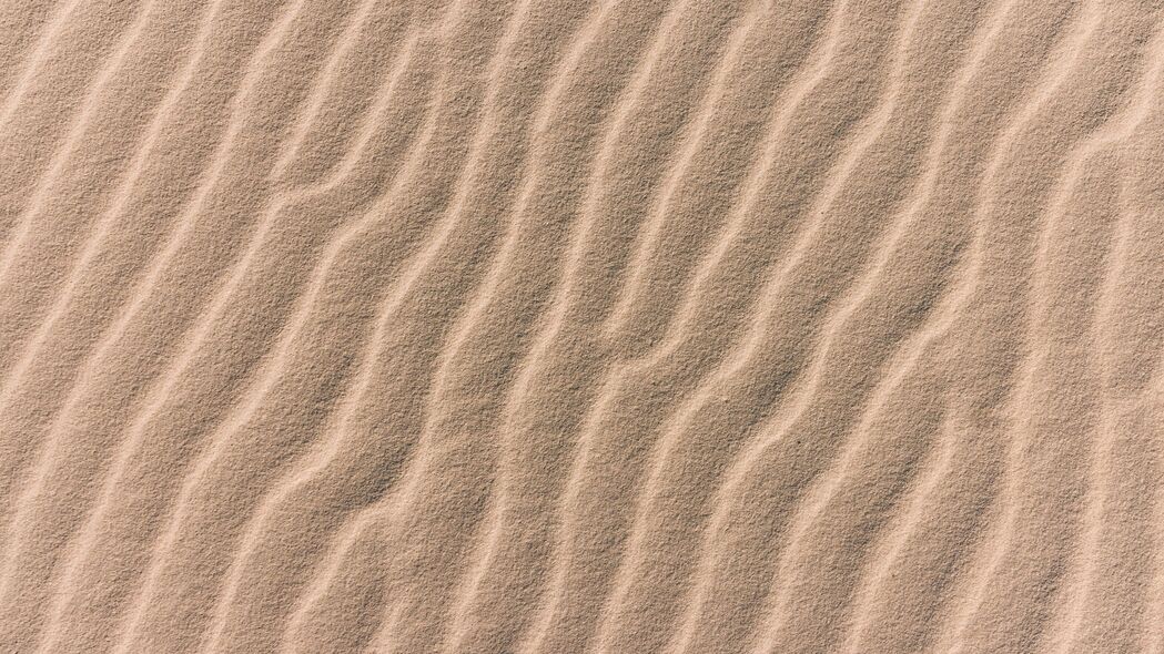 沙子 波浪 表面 棕色 纹理 4k壁纸 3840x2160